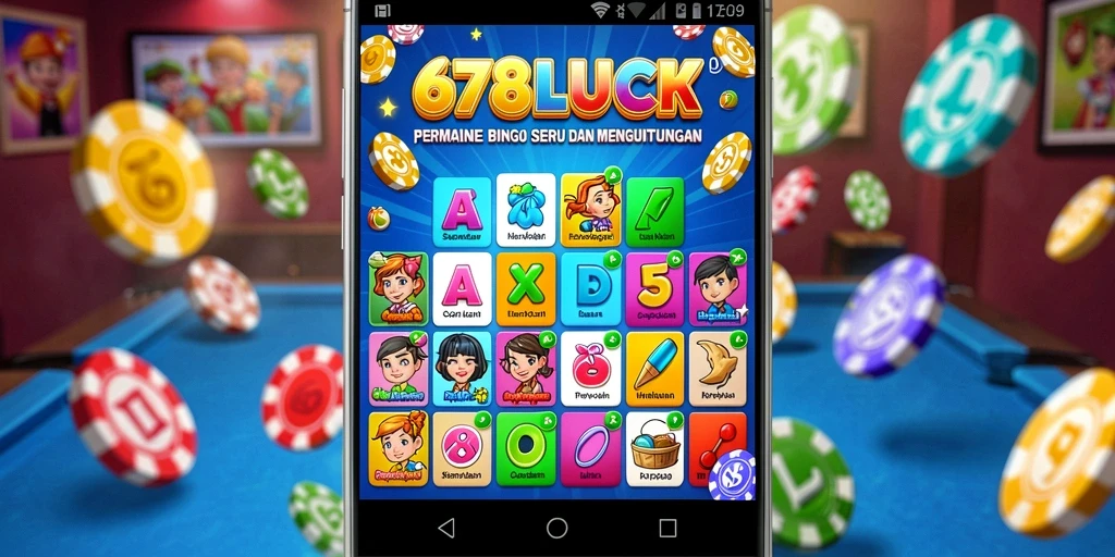 Tampilan gameplay Bingo yang menarik dan seru di 678LUCK.