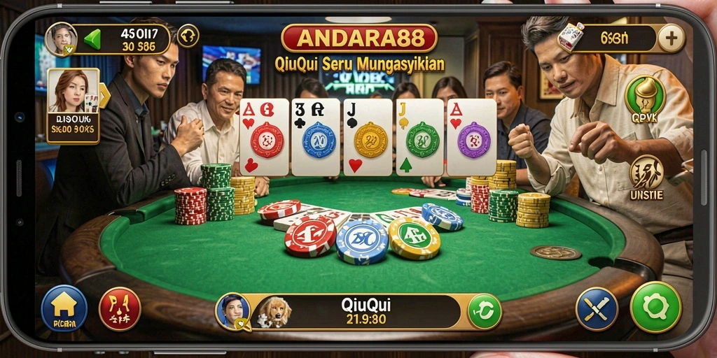 Pengalaman gameplay seru QiuQiu di ANDARA88.