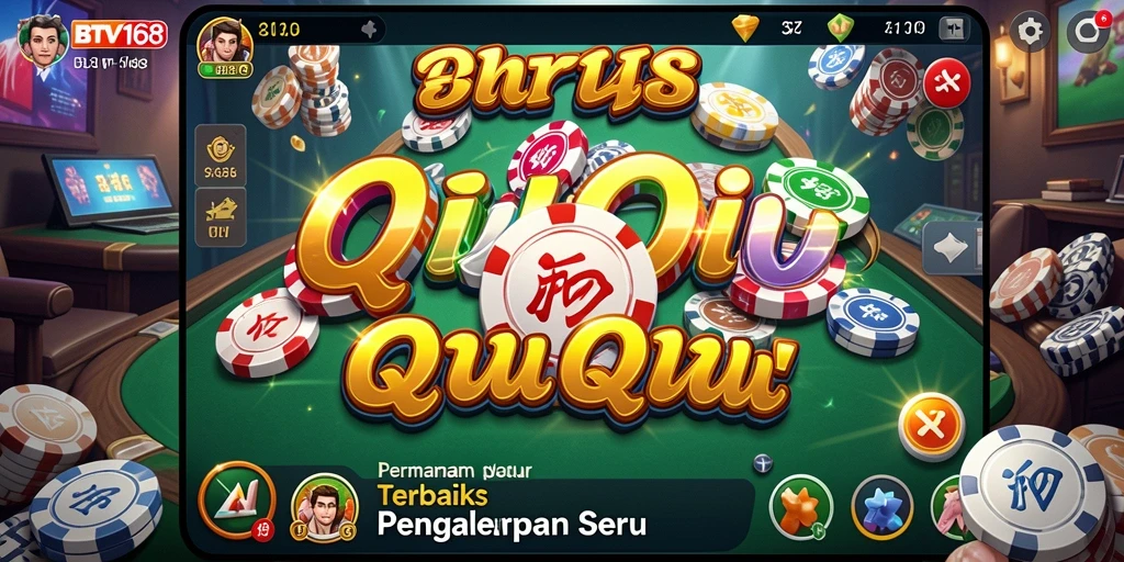 Tampilan gameplay menegangkan dalam BTV168 yang penuh strategi QiuQiu.