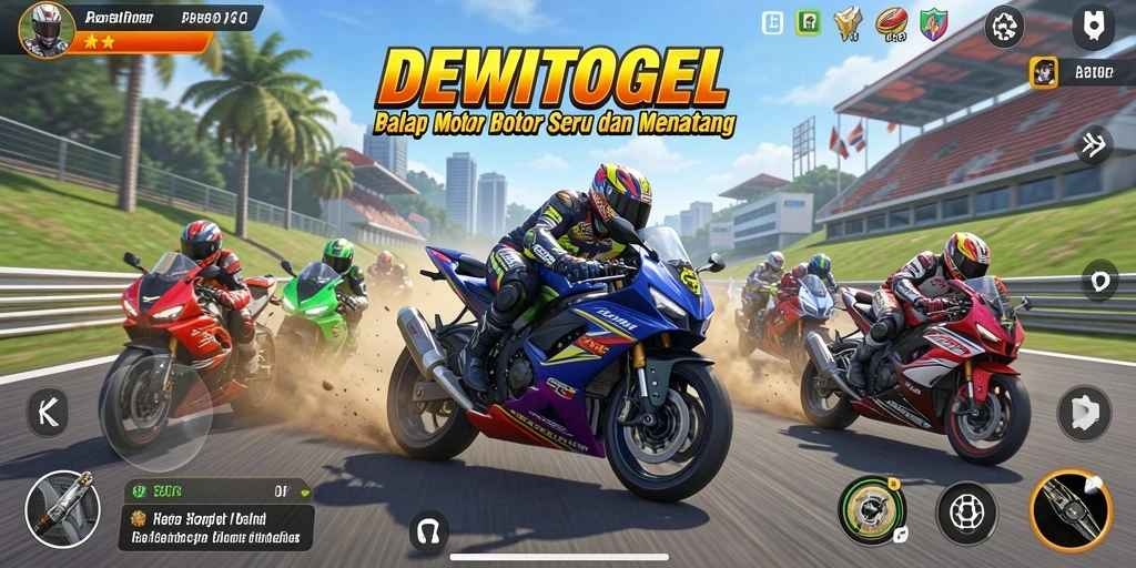 Gameplay seru dalam balap motor dengan grafis mengagumkan di DEWITOGEL.