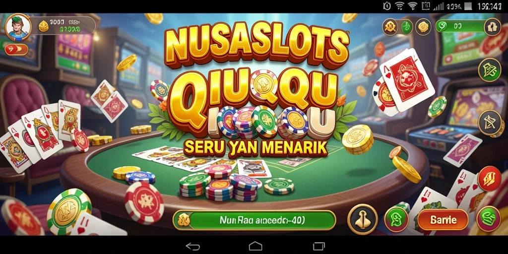 Tampilan seru gameplay QiuQiu di NUSASLOTS.