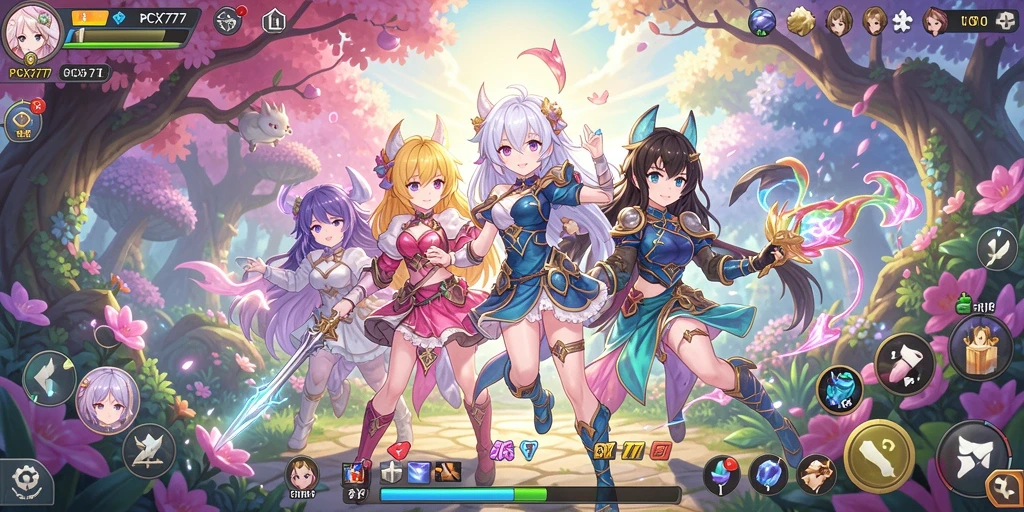 Gameplay seru dan grafis menawan PCX777.
