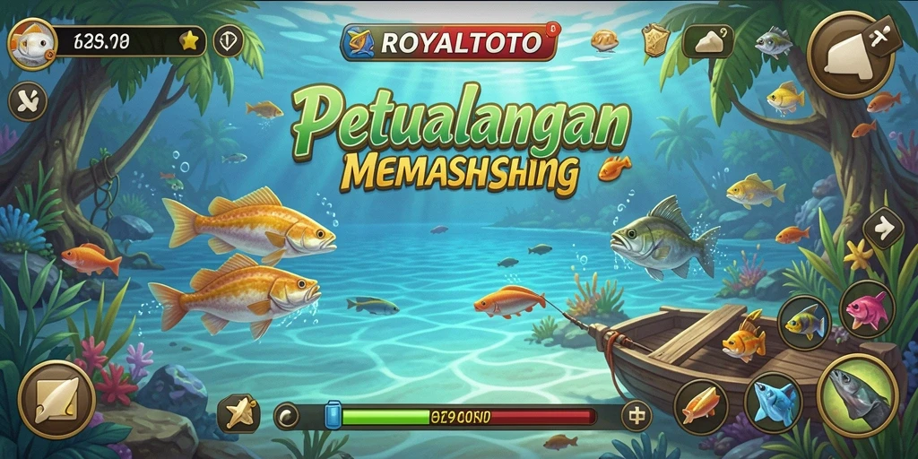 Tangkapan ikan besar dalam gameplay ROYALTOTO yang mendebarkan.