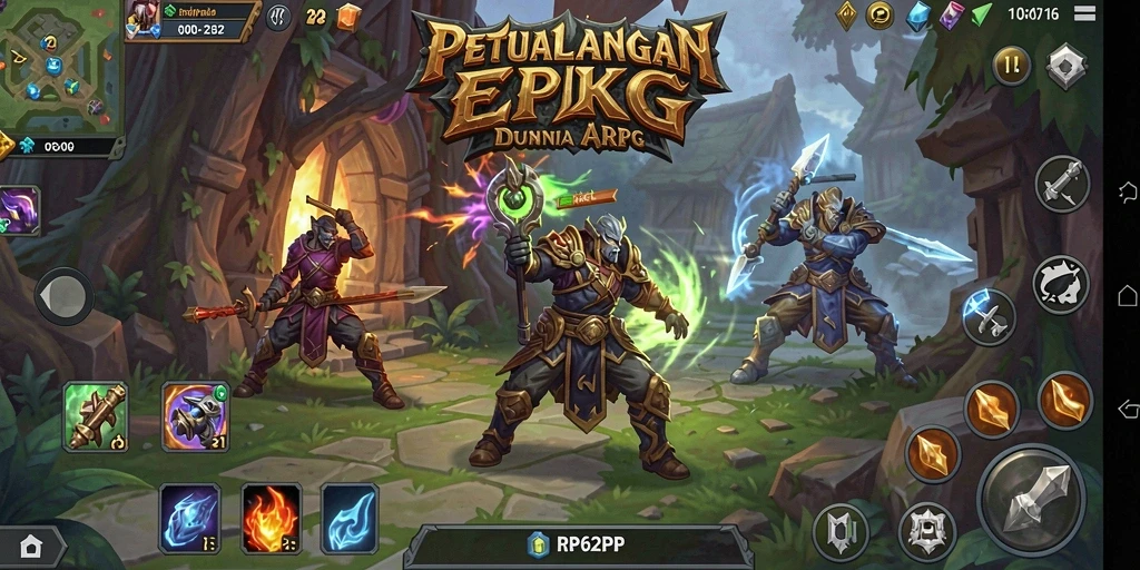 Gameplay RP62RP yang menakjubkan dan pertarungan yang mendebarkan.