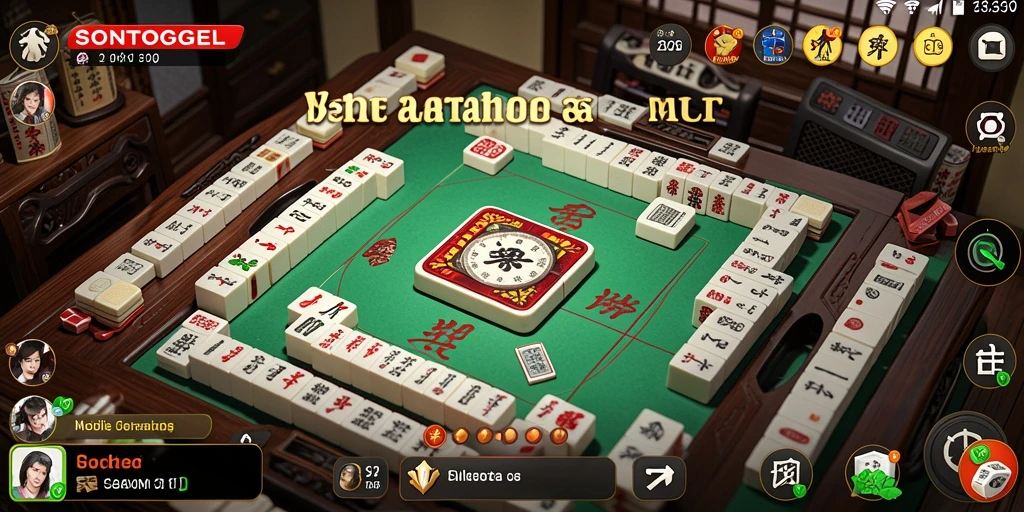 Screenshot utama gameplay Mahjong di SONTOGEL yang menarik.