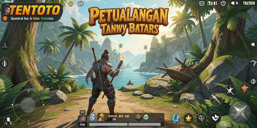 Tampilan gameplay TENTOTO dengan grafis Open World yang menakjubkan.