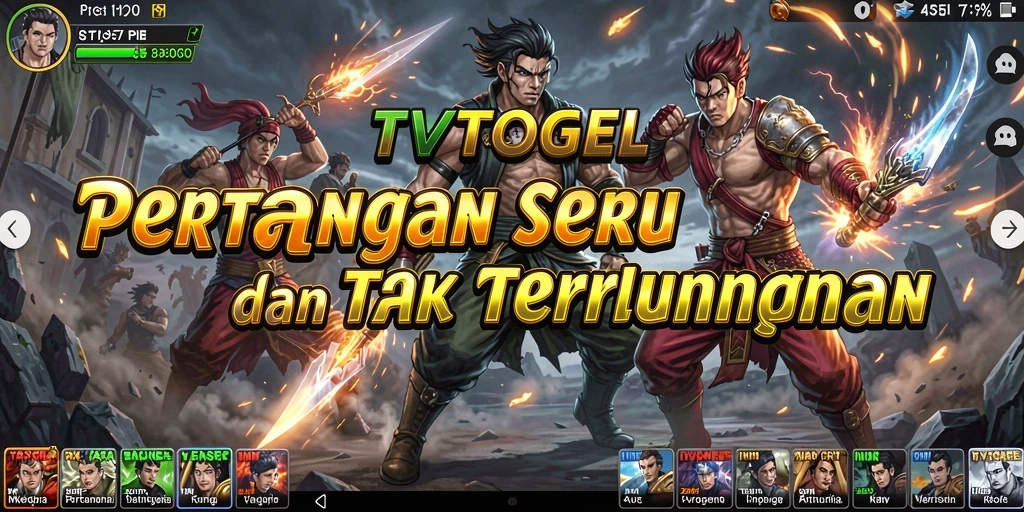 Tangkapan layar TVTOGEL menampilkan aksi pertarungan yang mendebarkan dalam game Fighting.