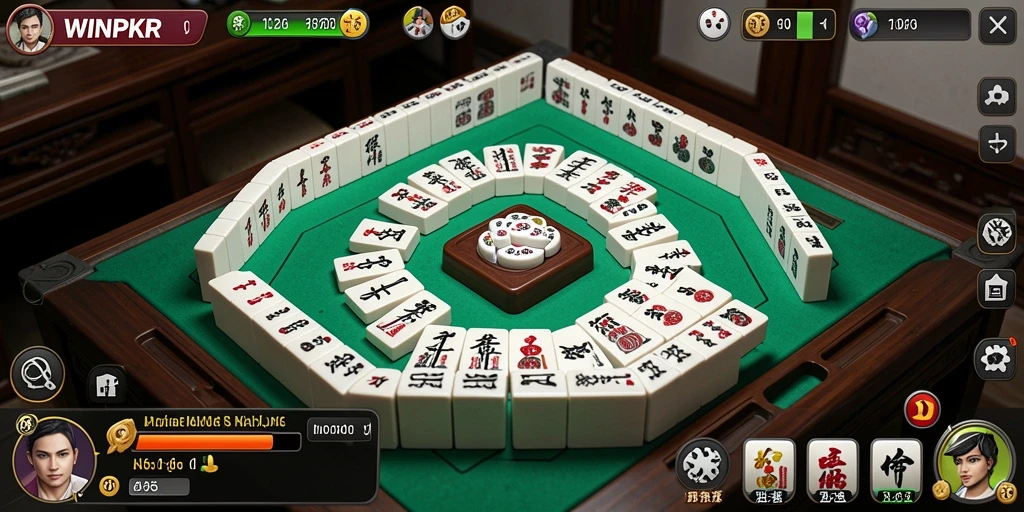 Gameplay Mahjong yang mengasyikkan di WINPKR